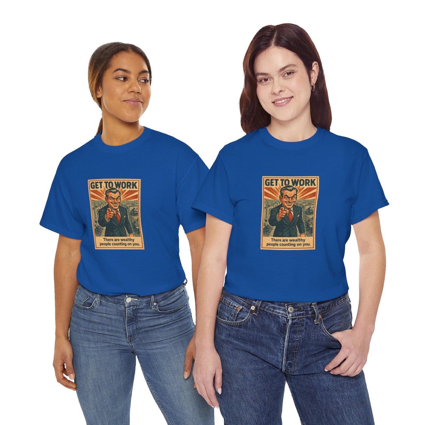 Get To Work - Unisex Heavy Cotton Tee