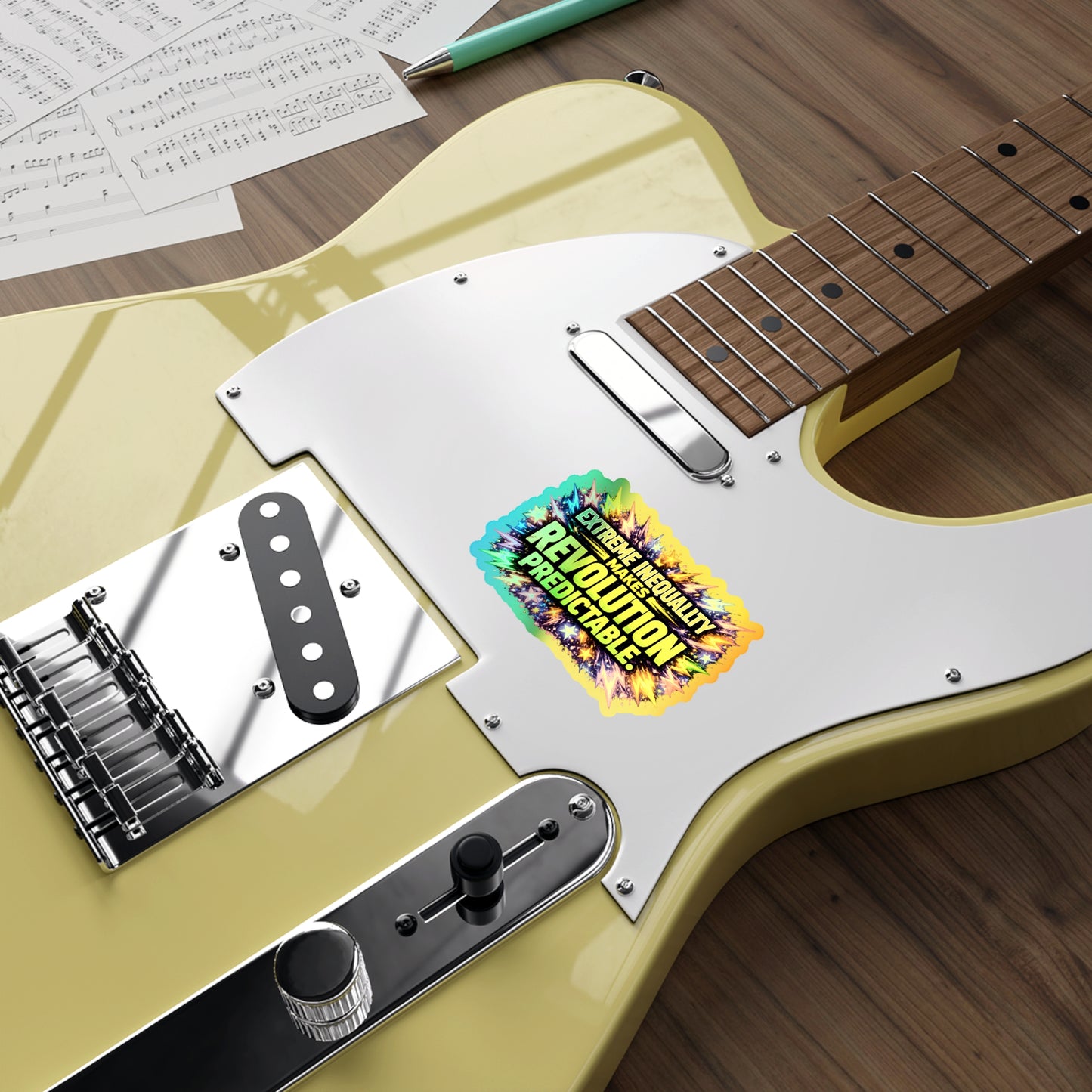Predictable - Holographic Die-cut Stickers