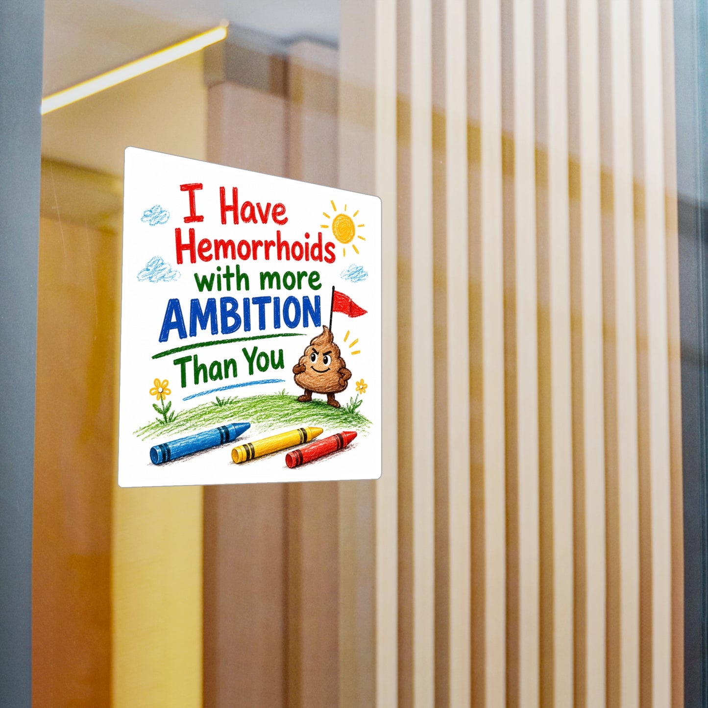 Ambition - Kiss-Cut Vinyl Decals