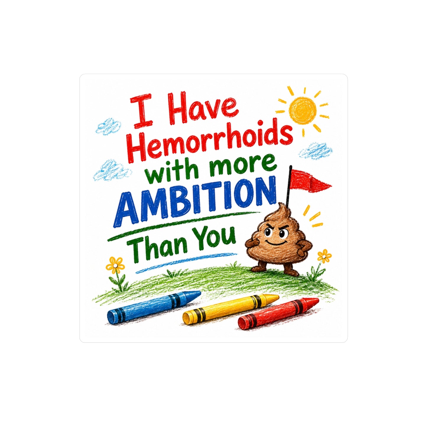 Ambition - Kiss-Cut Vinyl Decals
