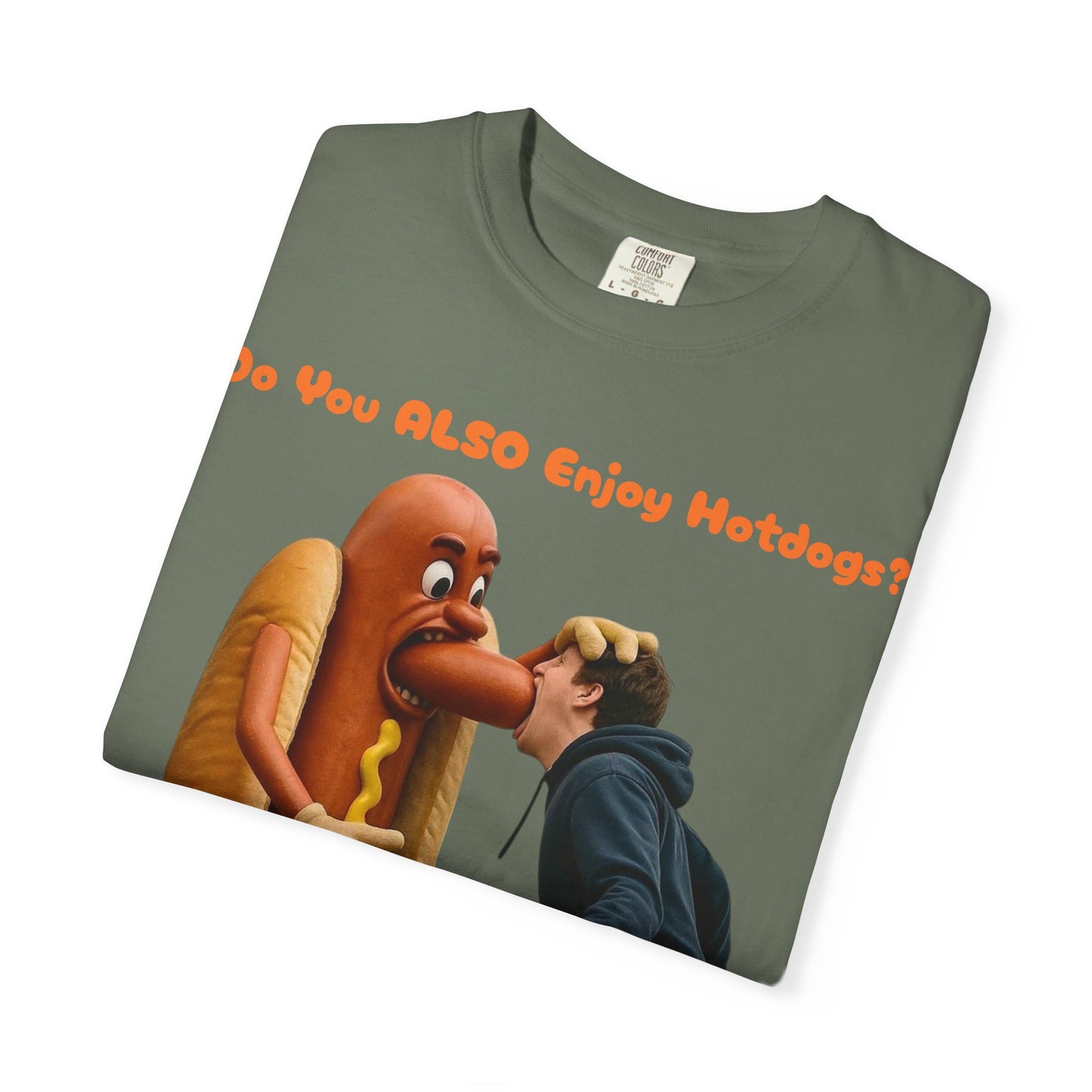Man Eats Hotdog! - T-Shirt