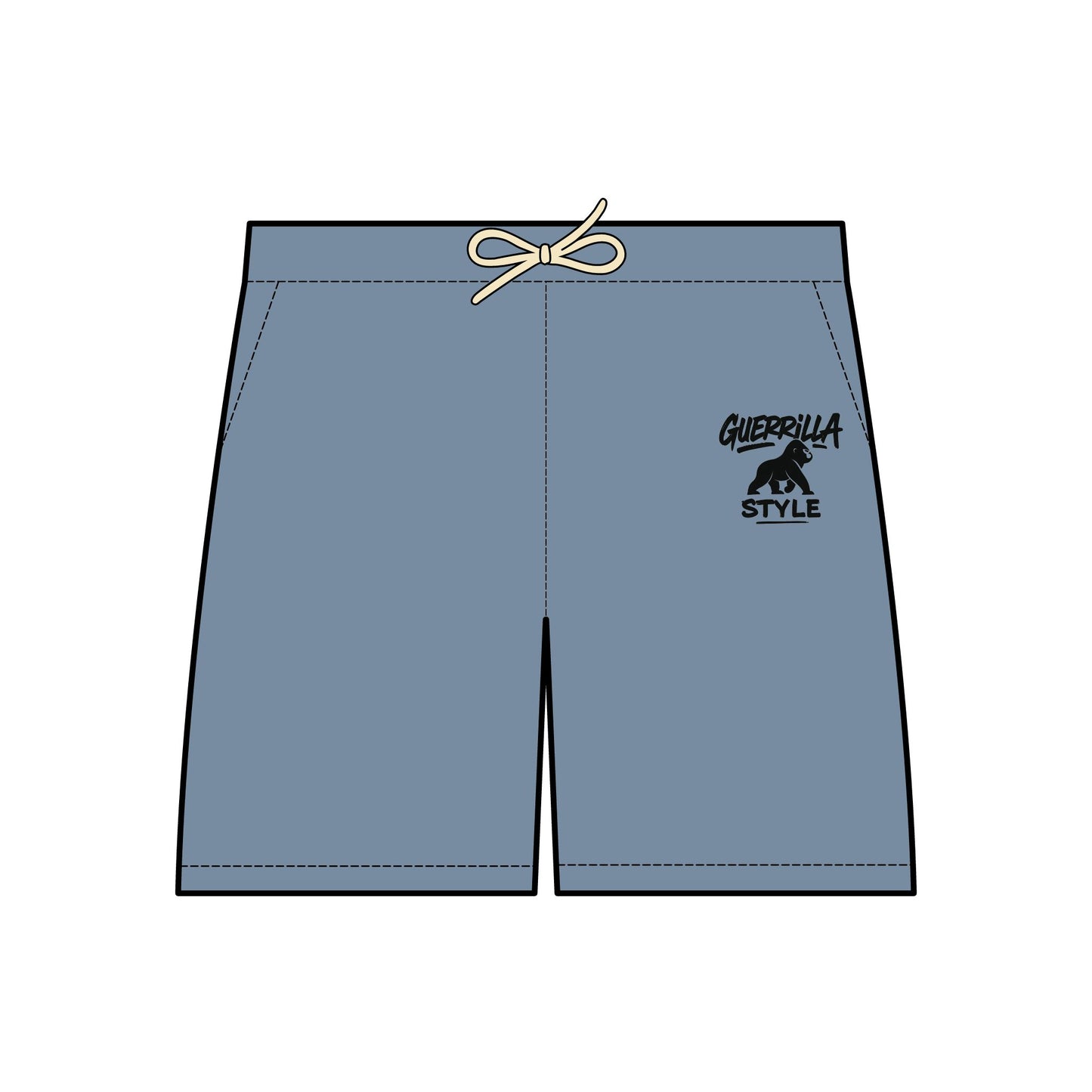 Guerrilla Style Shorts - Lightweight Fleece Sweat Shorts