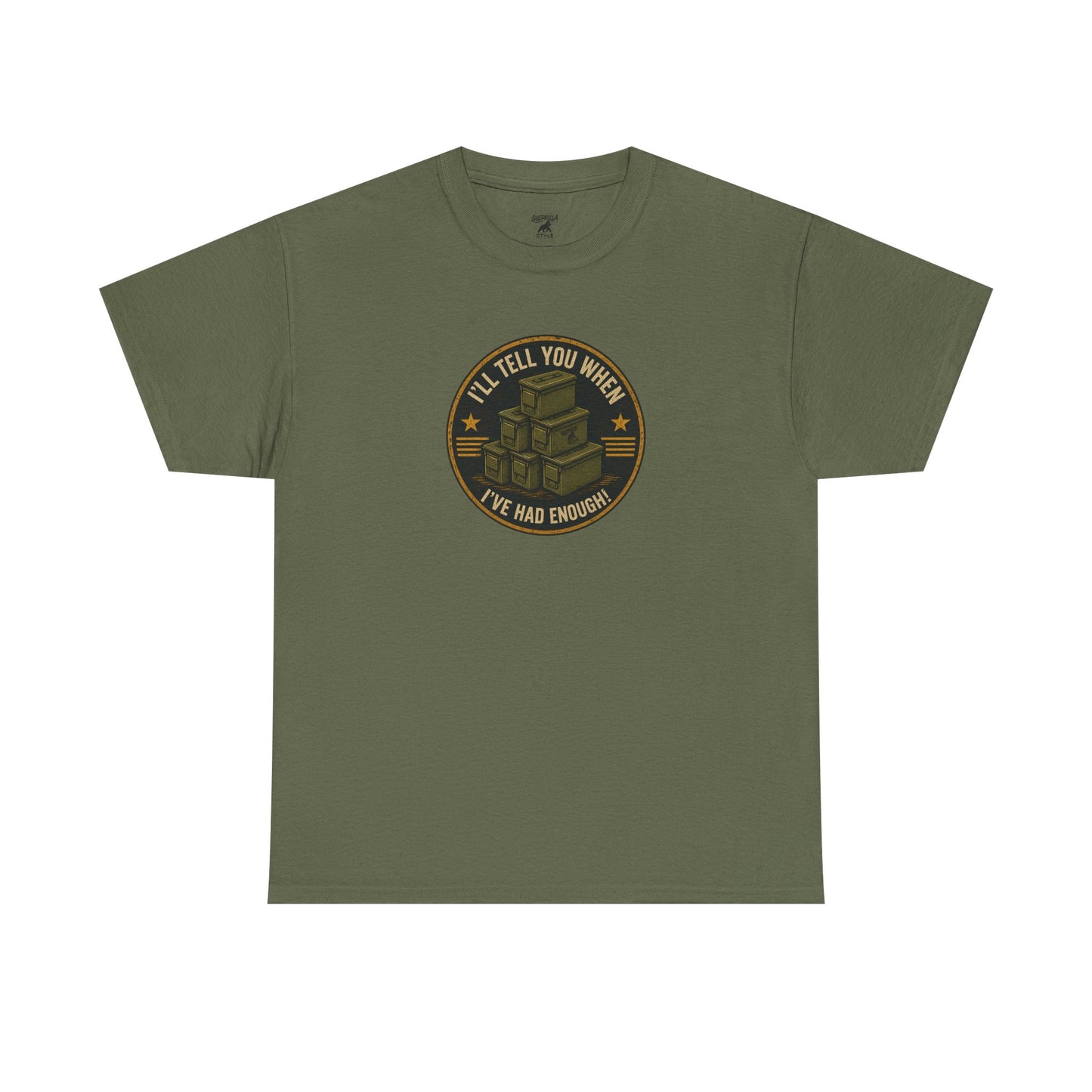 It's Never Enough - Unisex Heavy Cotton Tee