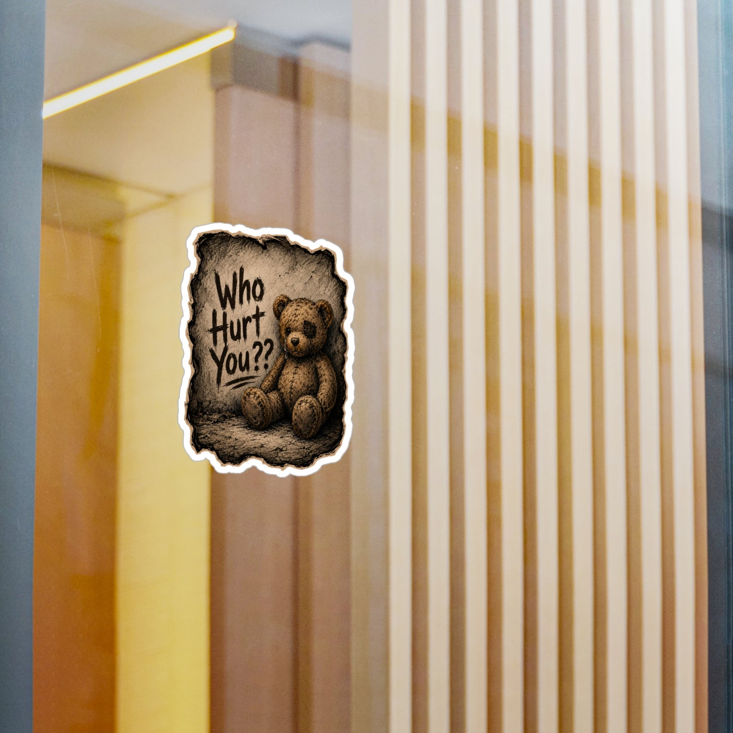 Who Hurt You - Kiss-Cut Vinyl Decals