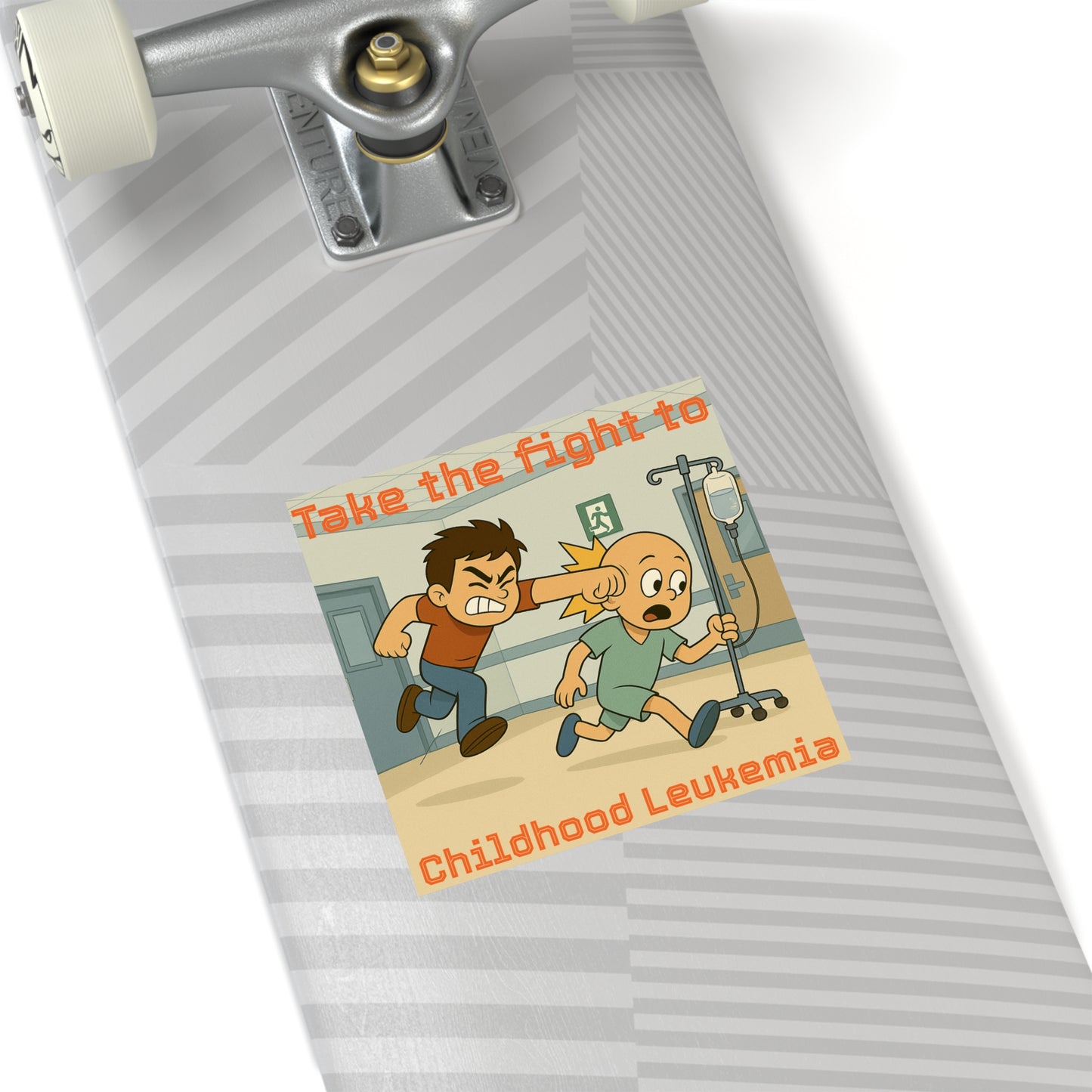 Childhood Leukemia Awareness - Square Sticker