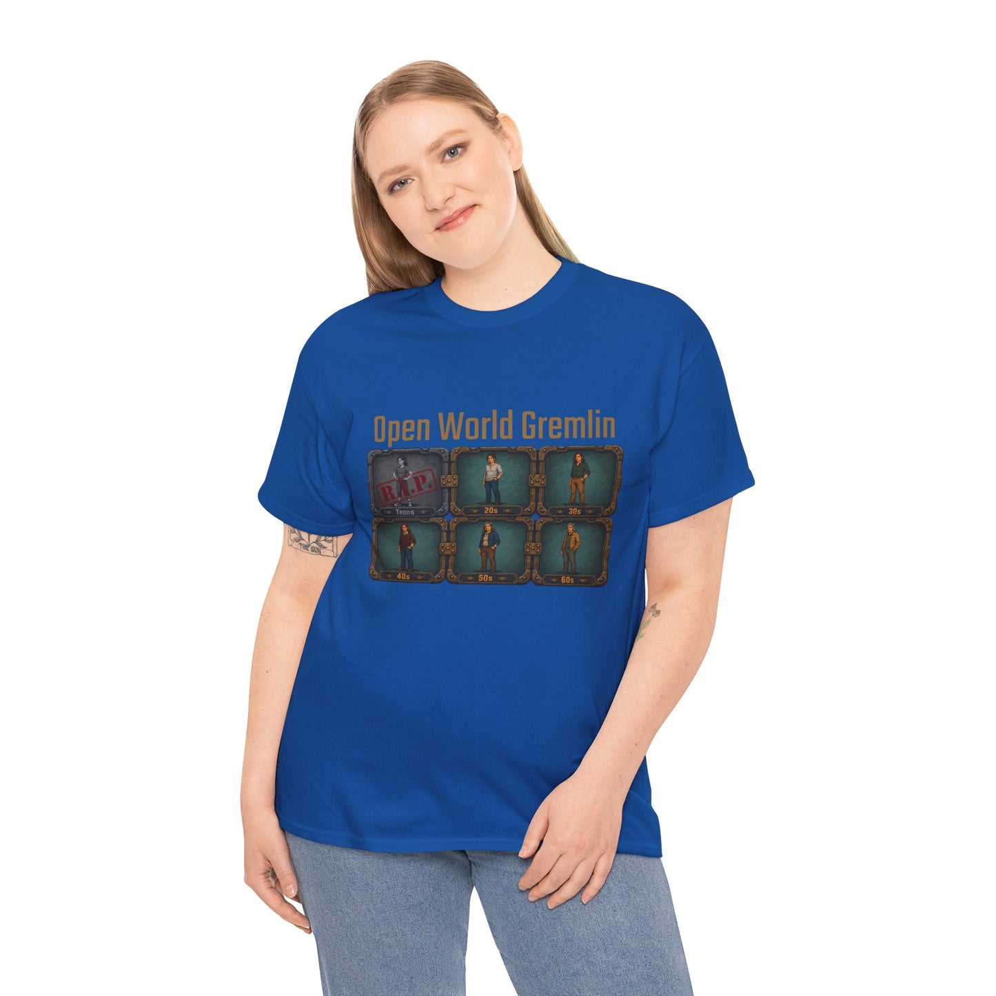 Open World Gremlin - Unisex Heavy Cotton Tee
