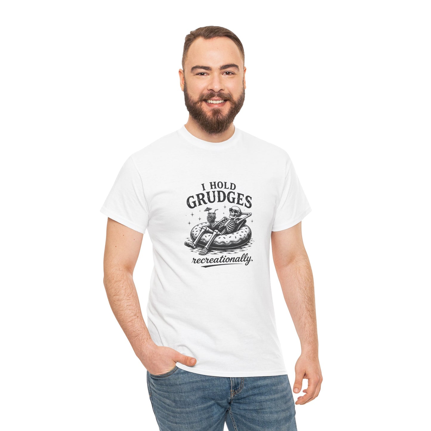 I Hold Grudges - Unisex Heavy Cotton Tee