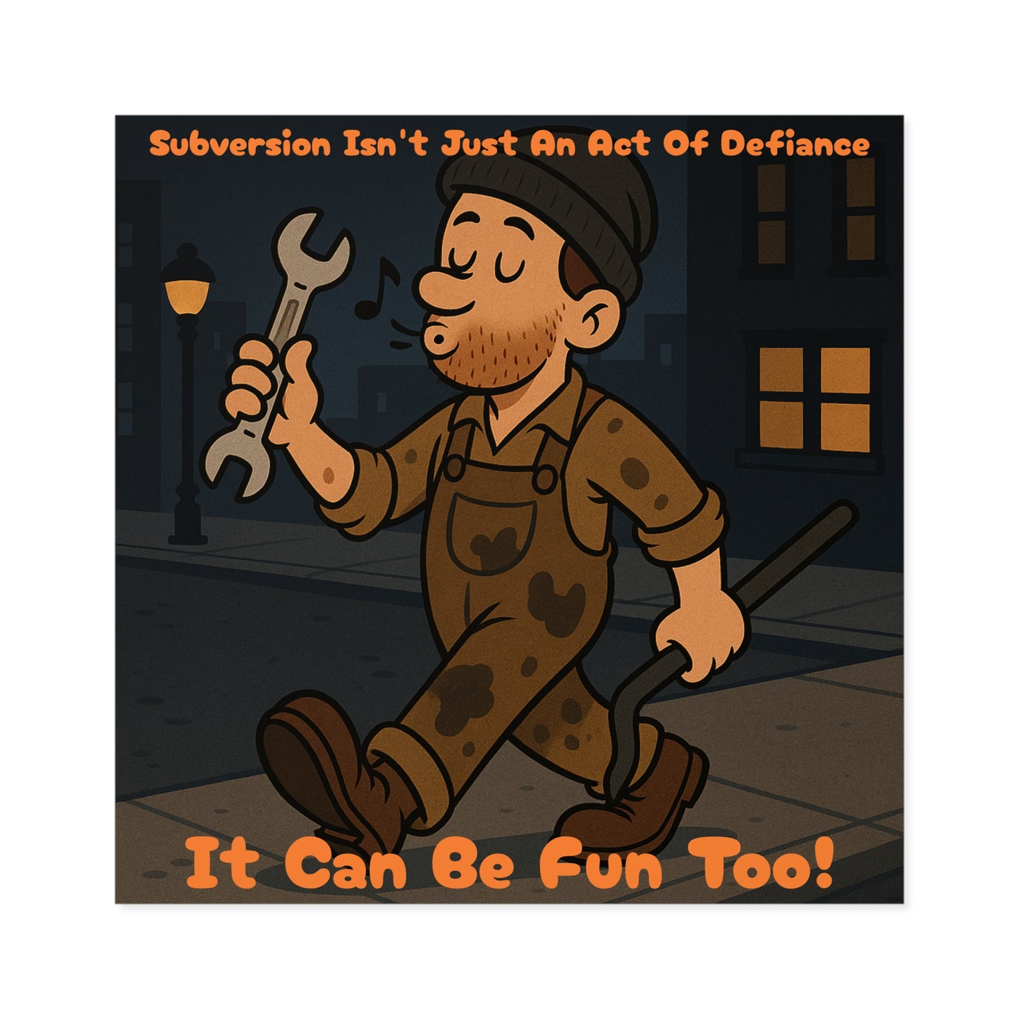 Subversion - Square Stickers