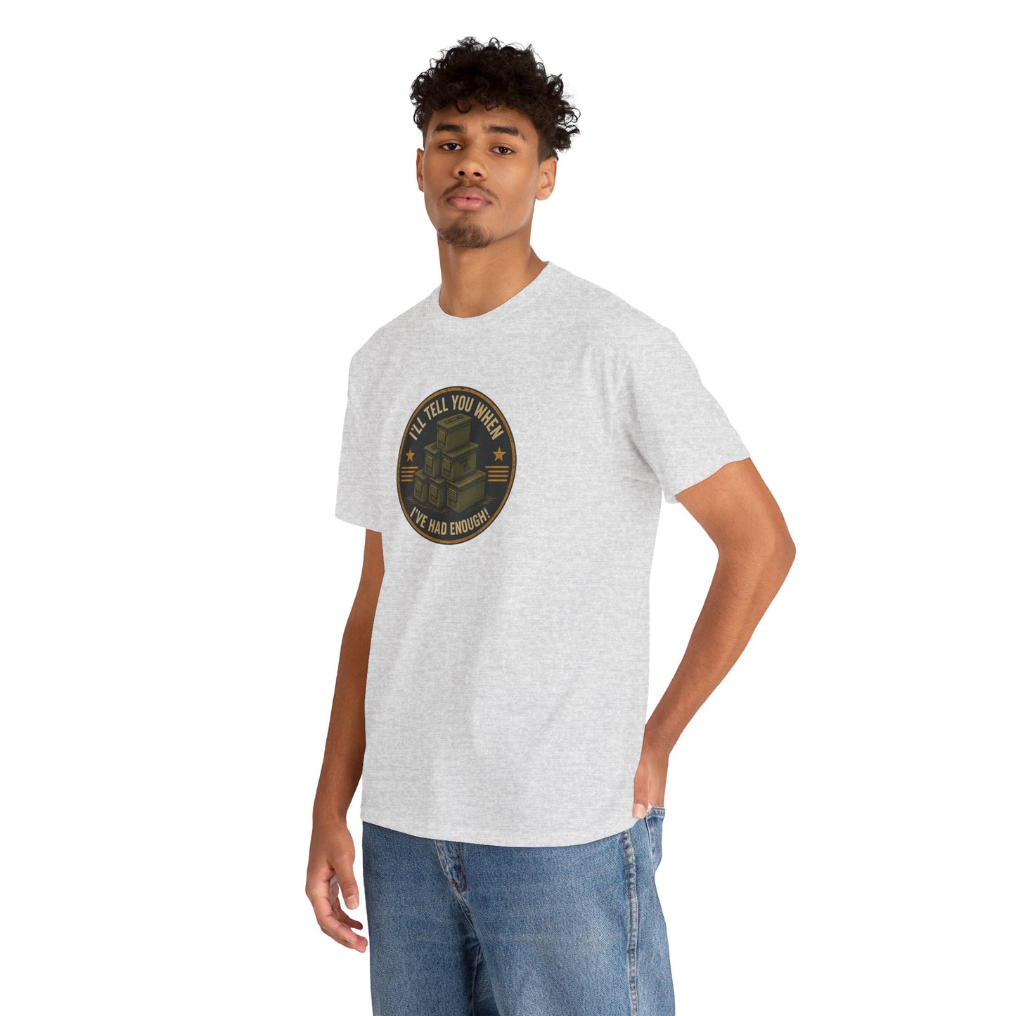 It's Never Enough - Unisex Heavy Cotton Tee
