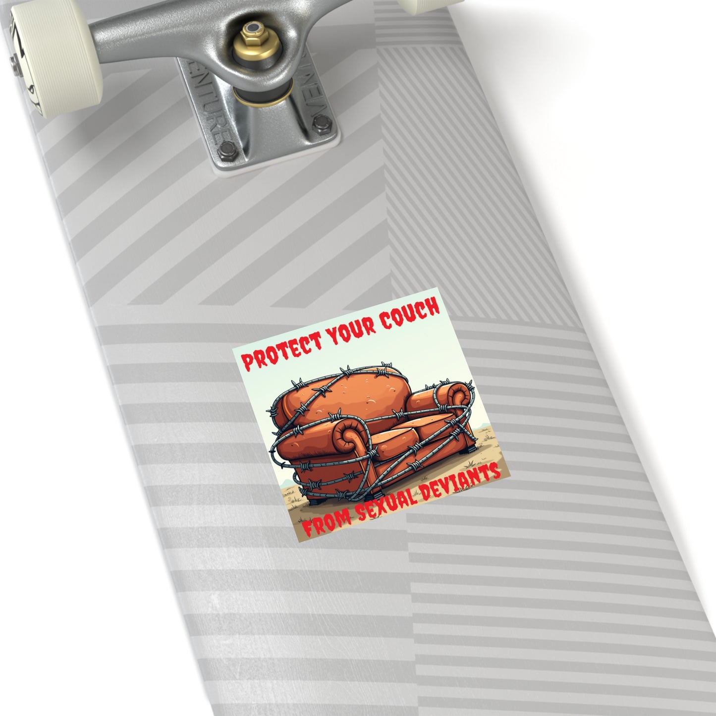 Protect Your Couch - Square Stickers