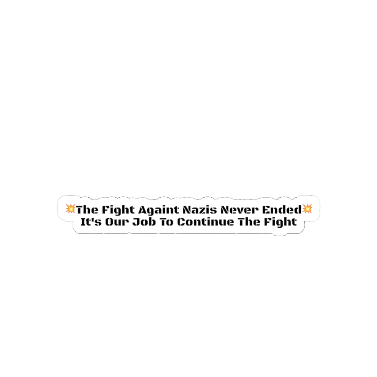 Fight Nazis - Sticker