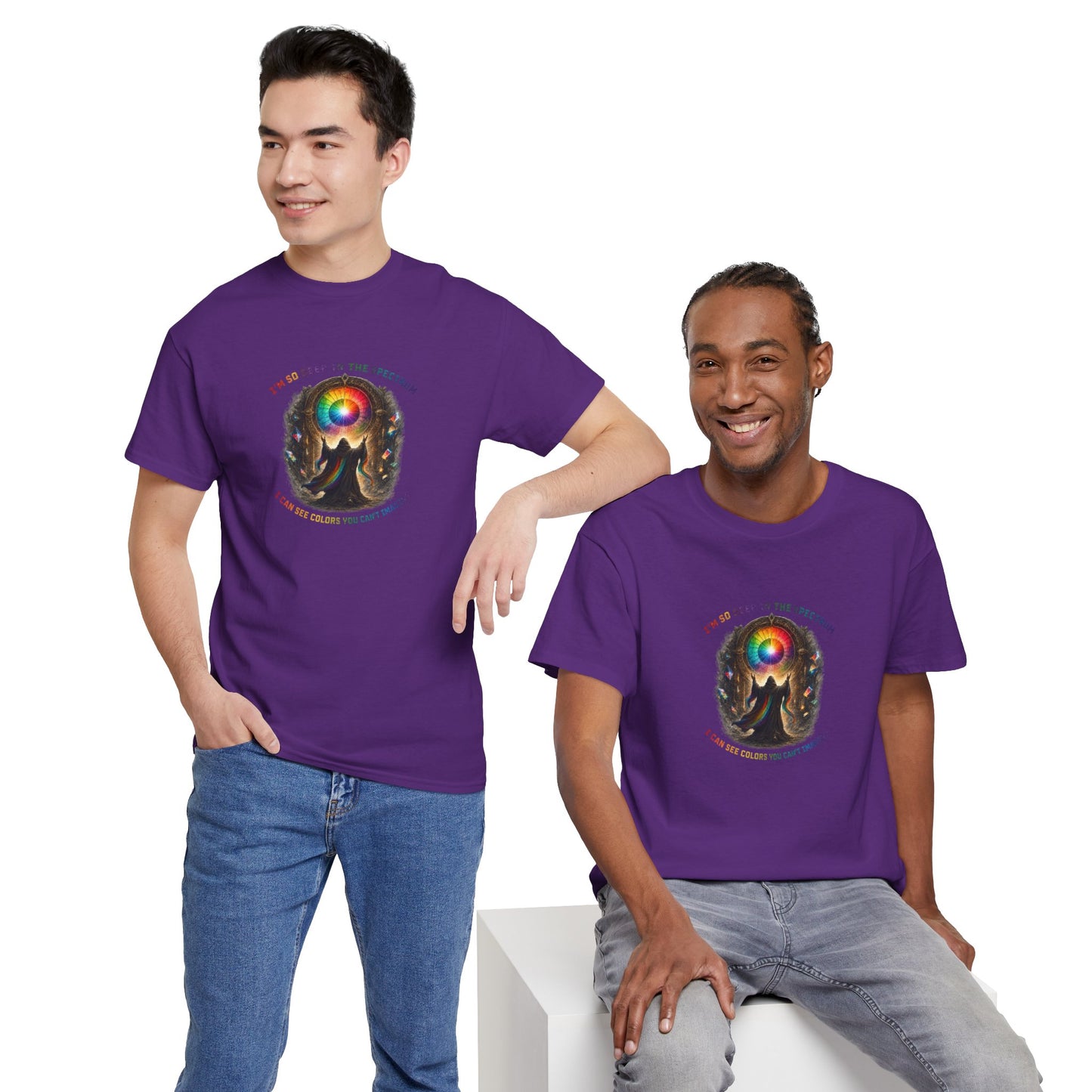 Spectrum Deep - Unisex Heavy Cotton Tee