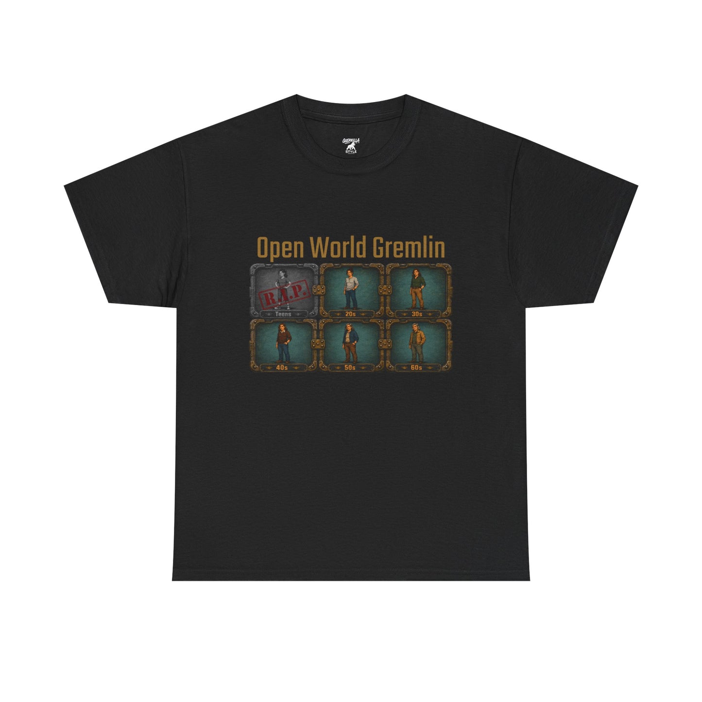 Open World Gremlin - Unisex Heavy Cotton Tee