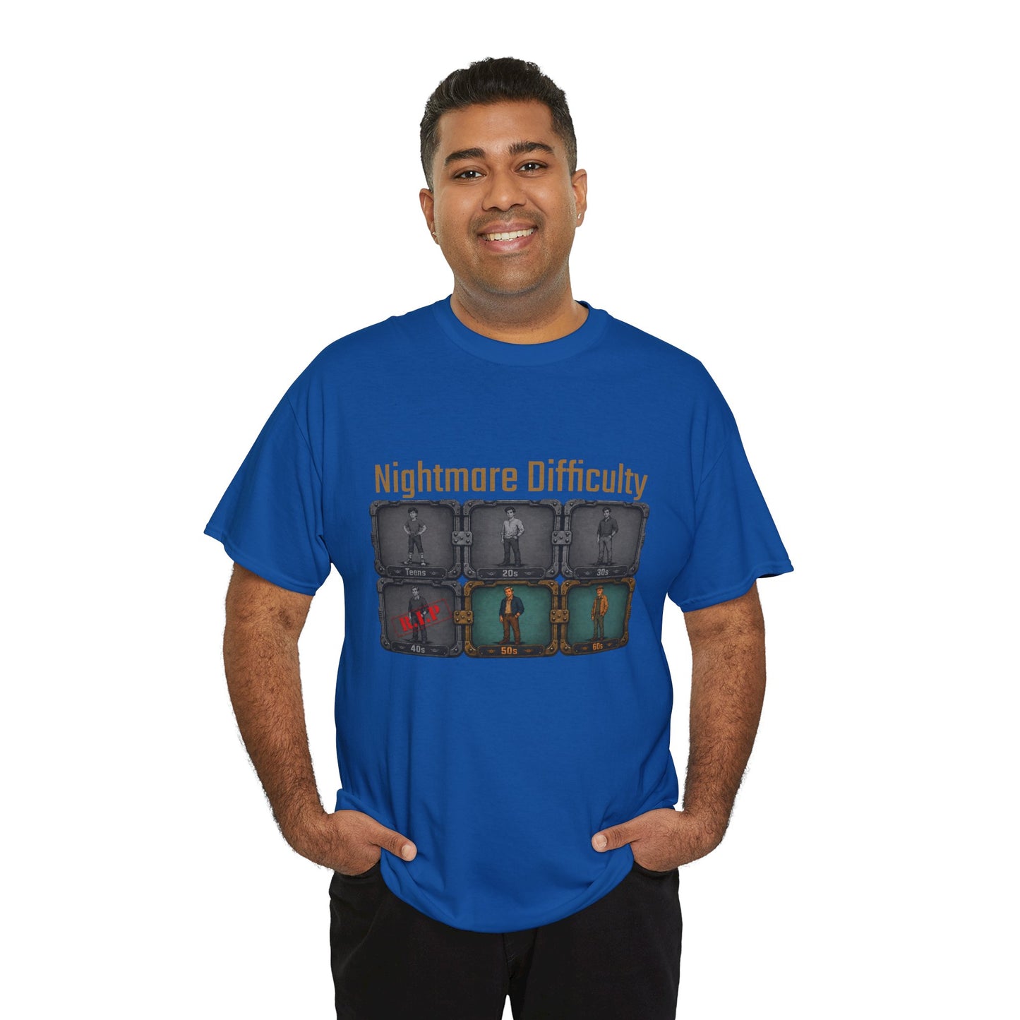 Nightmare Difficulty - Unisex Heavy Cotton Tee