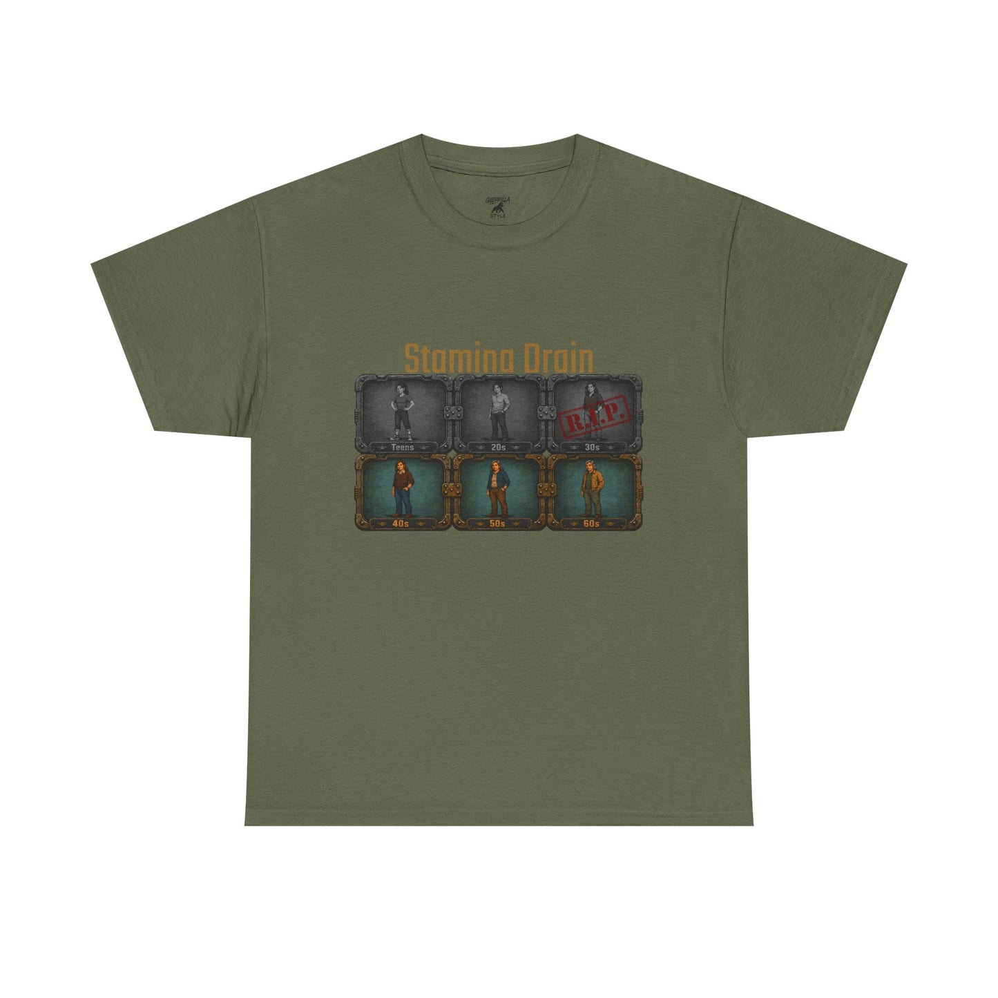 Stamina Drain - Unisex Heavy Cotton Tee