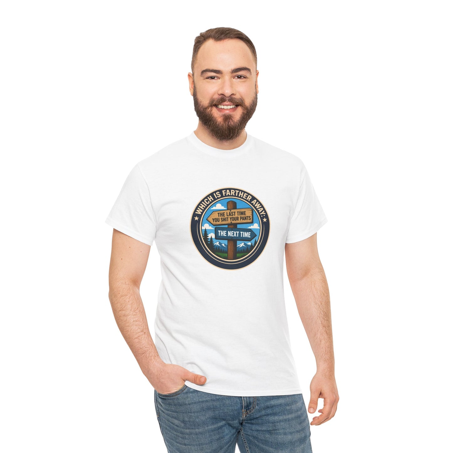 Which is Further - Unisex Heavy Cotton Tee