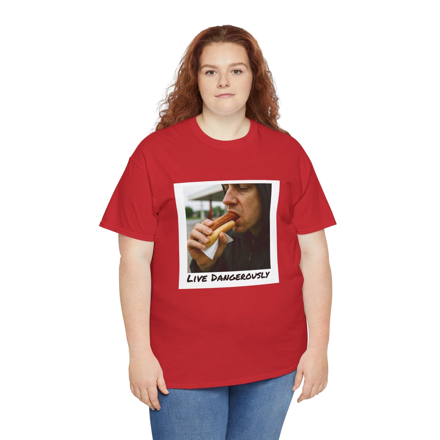 Live Dangerously - Unisex Graphic Print T-Shirt