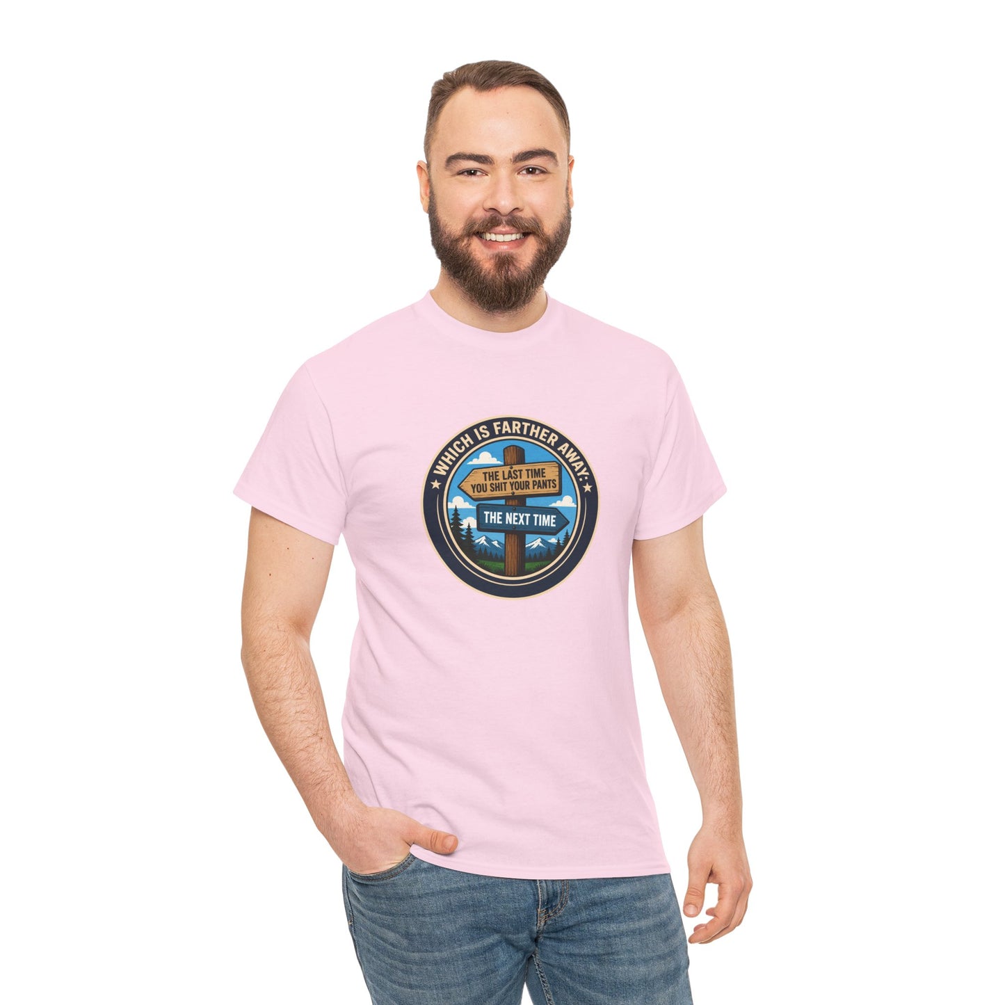 Which is Further - Unisex Heavy Cotton Tee
