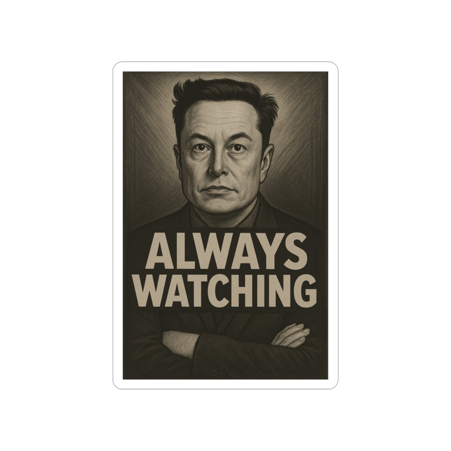 Always Watching - Die-Cut Sticker