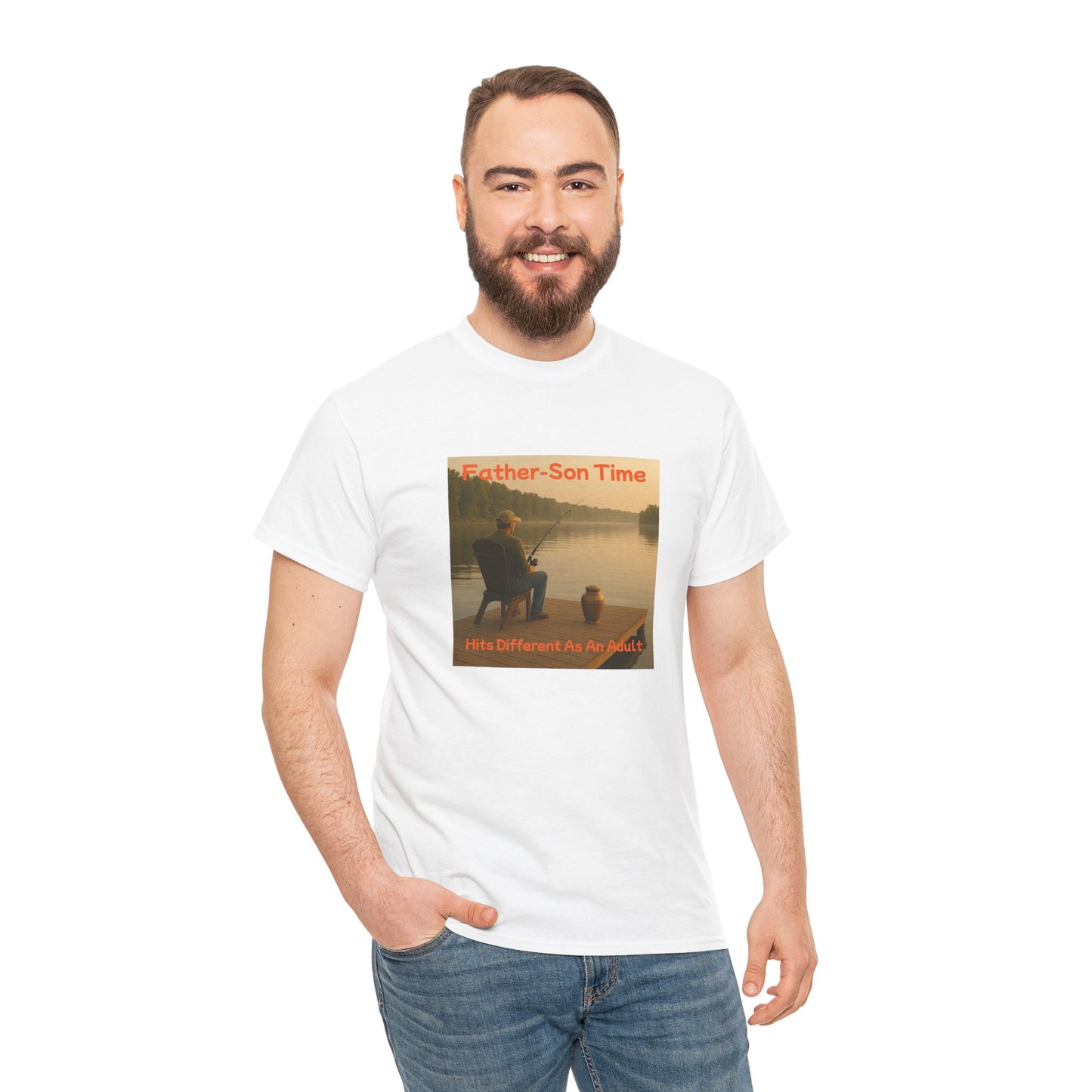 Father-Son Time - Unisex Heavy Cotton Tee