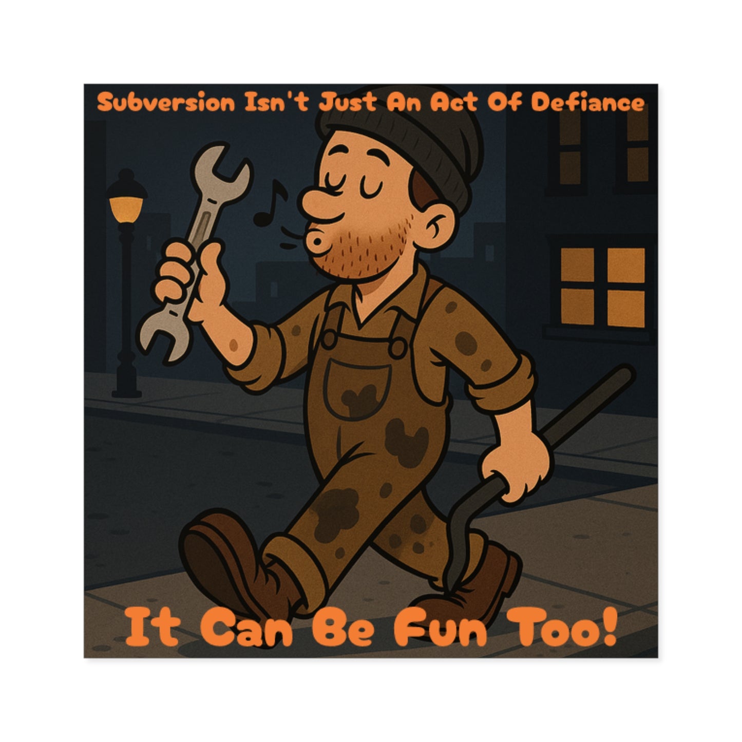 Subversion - Square Stickers