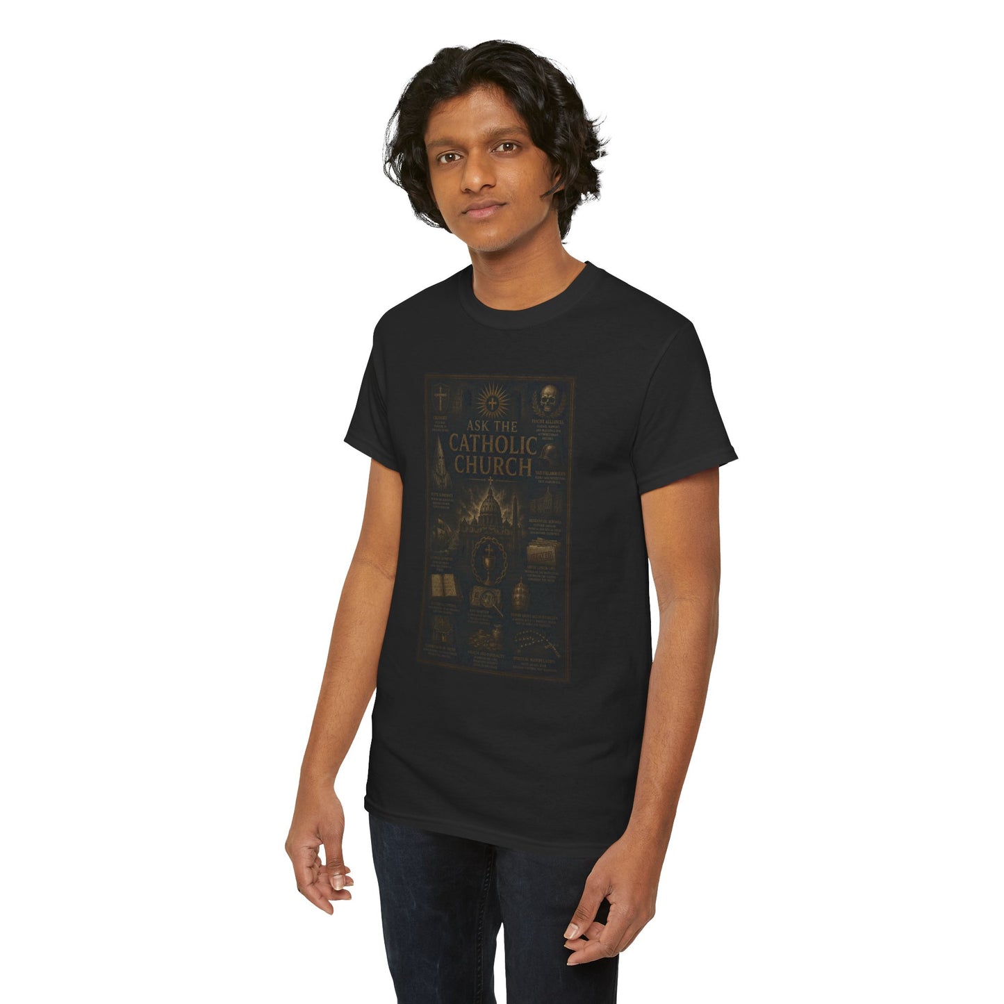 Ask the Church - Unisex Heavy Cotton Tee