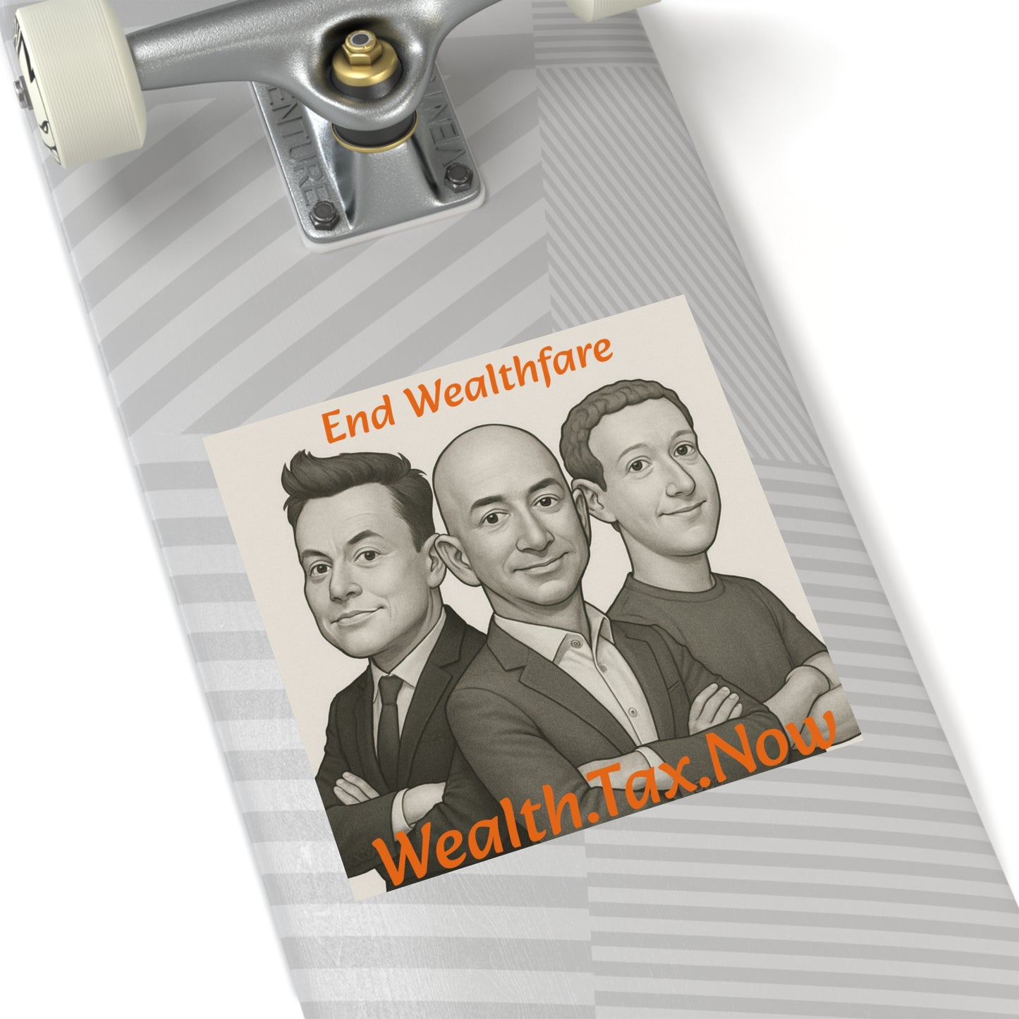 Wealthfare - Square Stickers