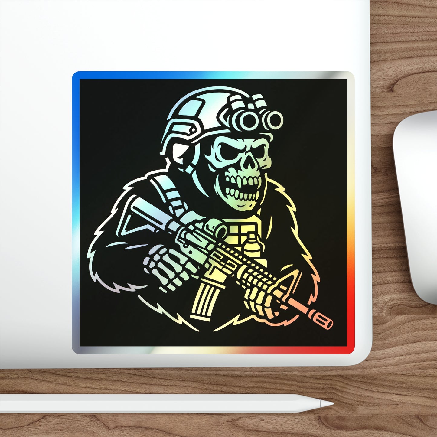 Tactical Guerrilla - Holographic Die-Cut Sticker