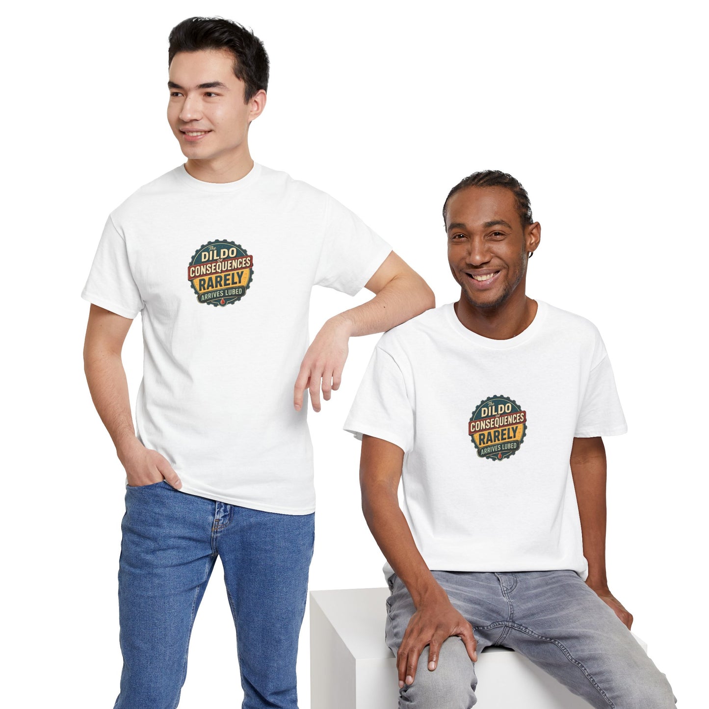 Dildo of Consequences - Unisex Heavy Cotton Tee