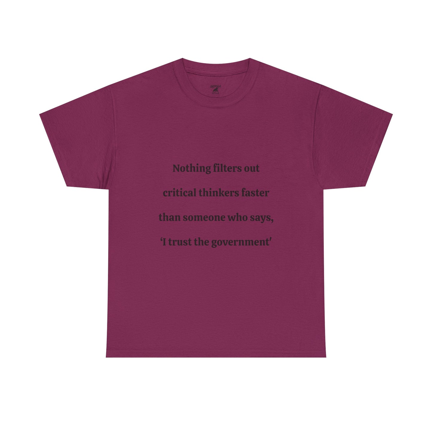 Critical Thinkers - Unisex Heavy Cotton Tee