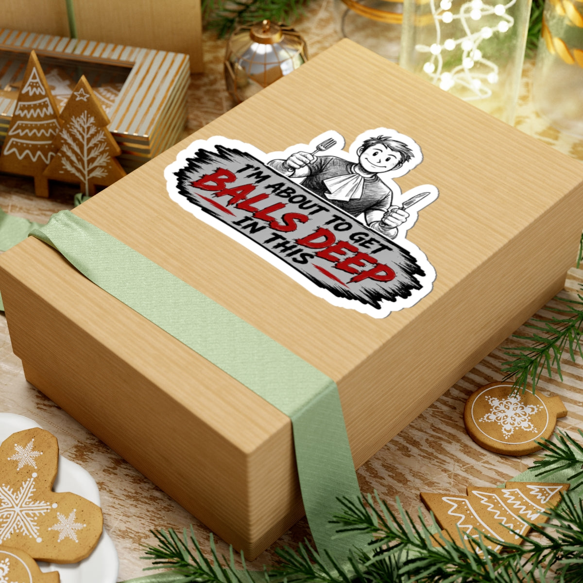 Balls Deep - Kiss-Cut Stickers