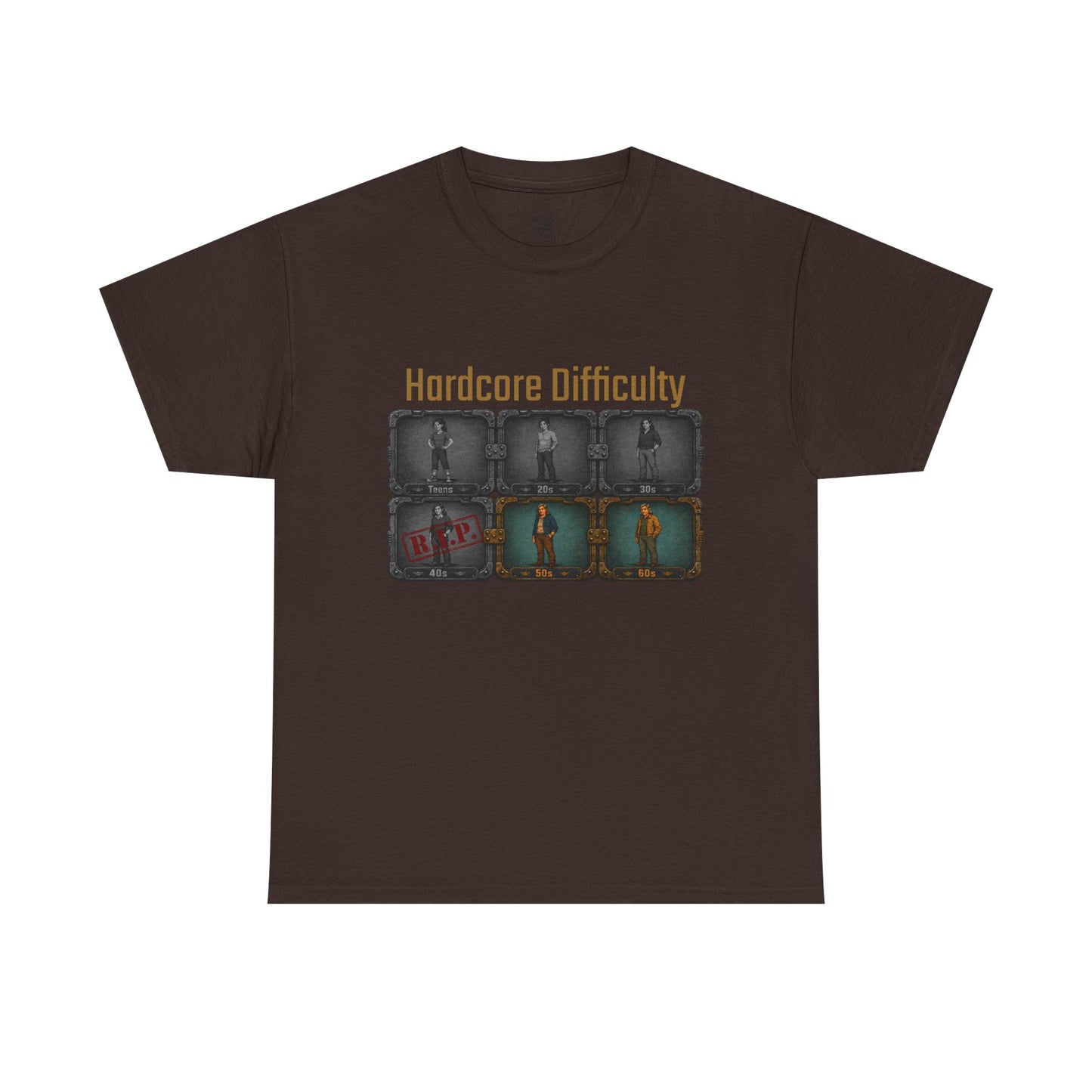 Hardcore Difficulty - Unisex Heavy Cotton Tee