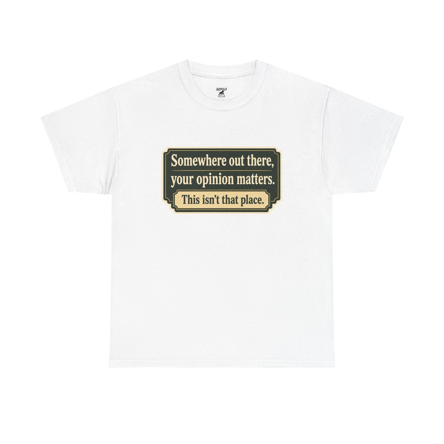 Opinions - Unisex Heavy Cotton Tee