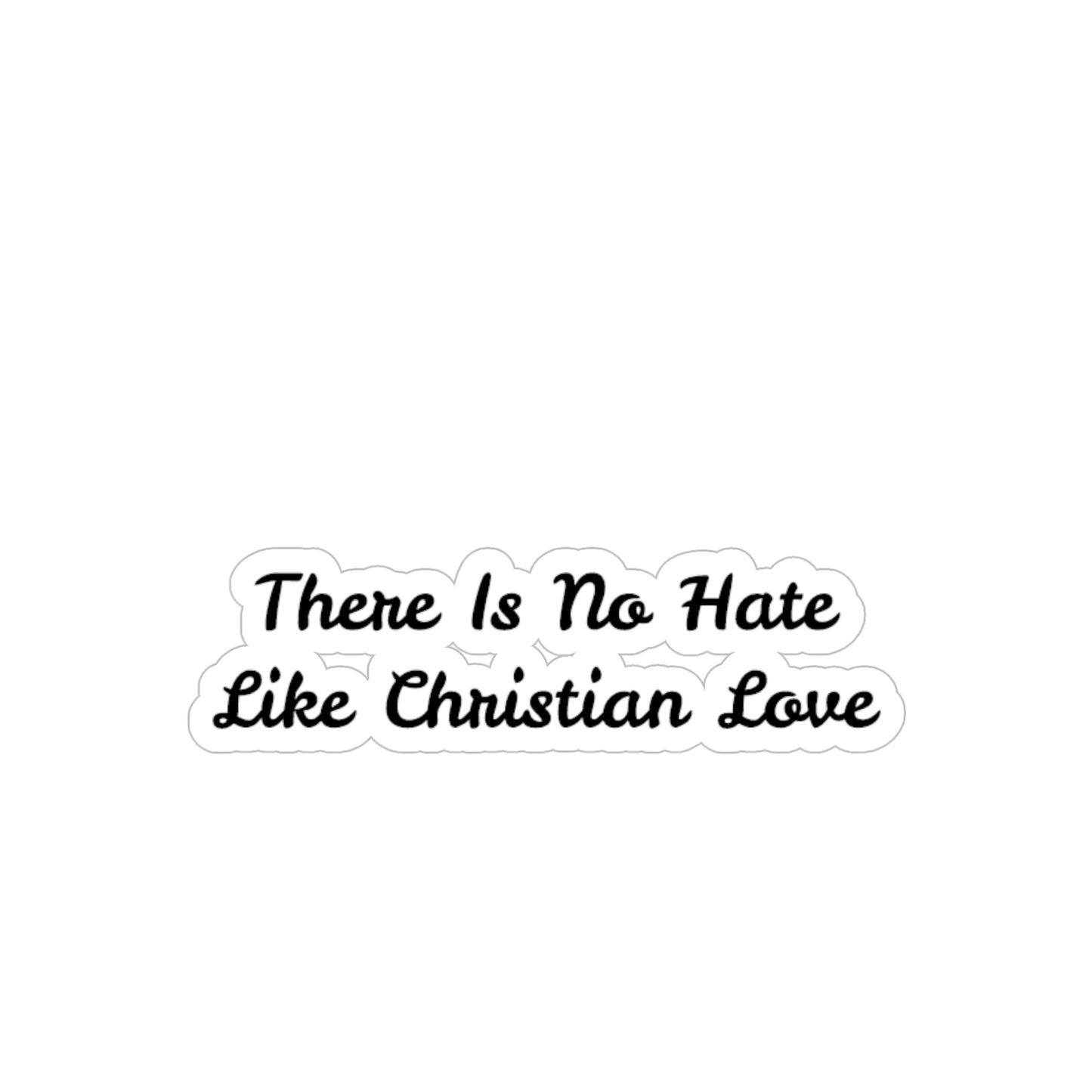 Christian Love - Die-Cut Outdoor Sticker