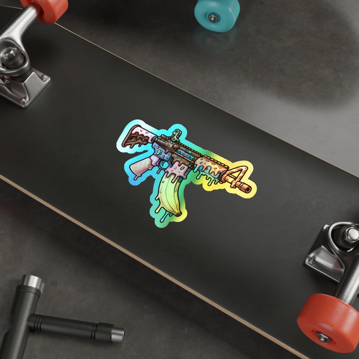 Sweet Treats AR-Sunday - Holographic Die-Cut Sticker