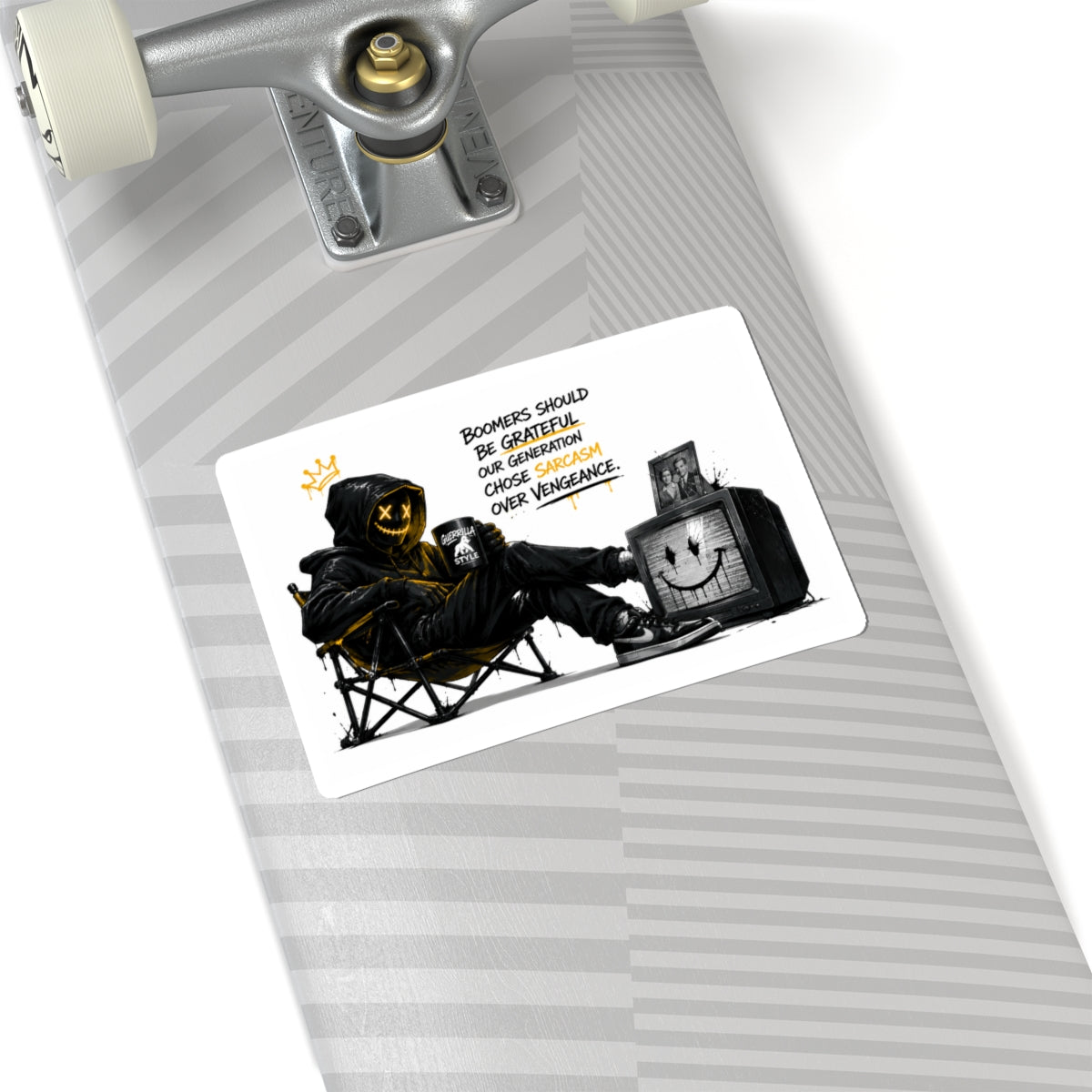 Sarcasm Over Vengeance - Kiss-Cut Sticker
