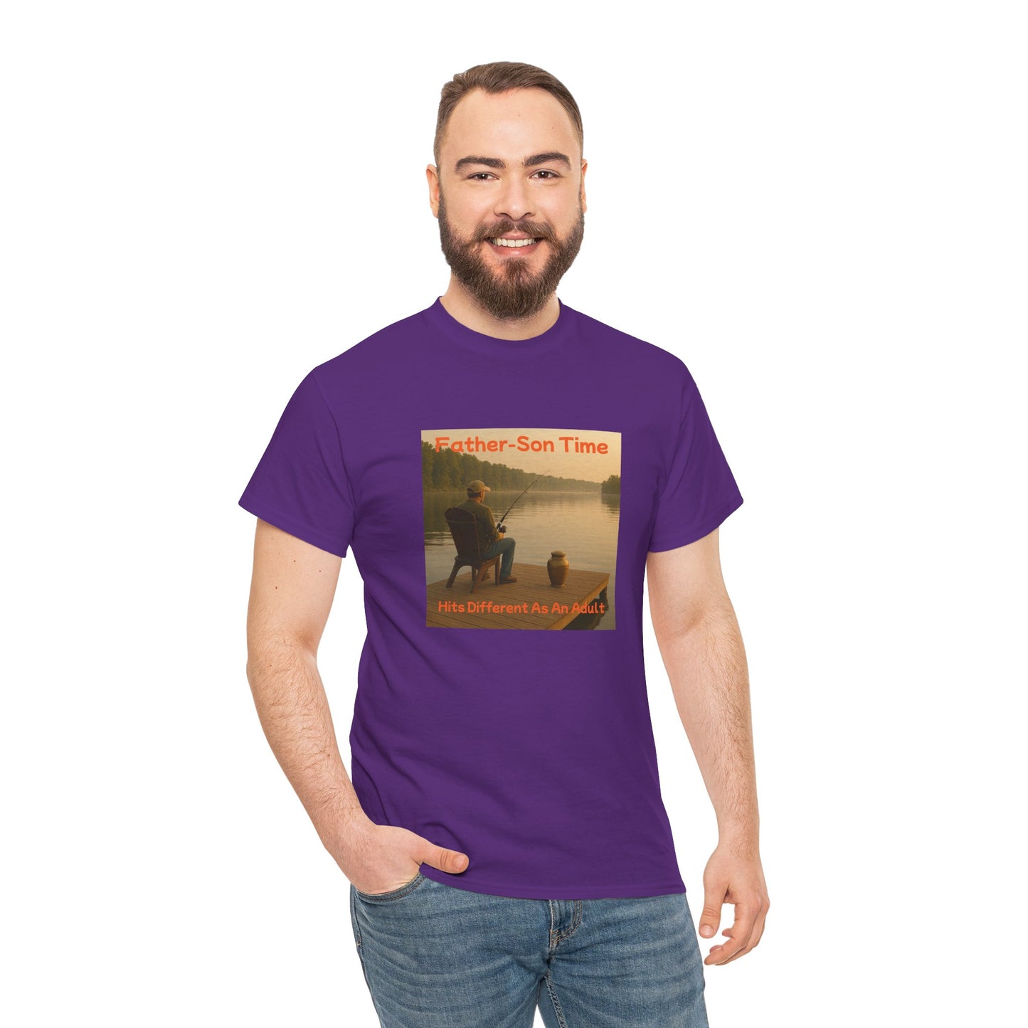 Father-Son Time - Unisex Heavy Cotton Tee