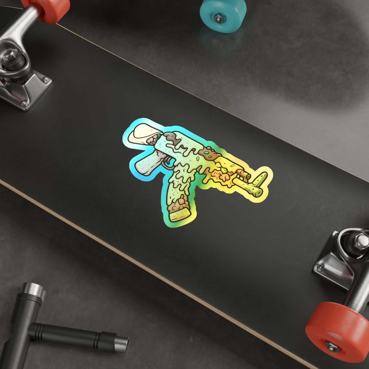 Taco Tuesday AK - Holographic Die-Cut Sticker