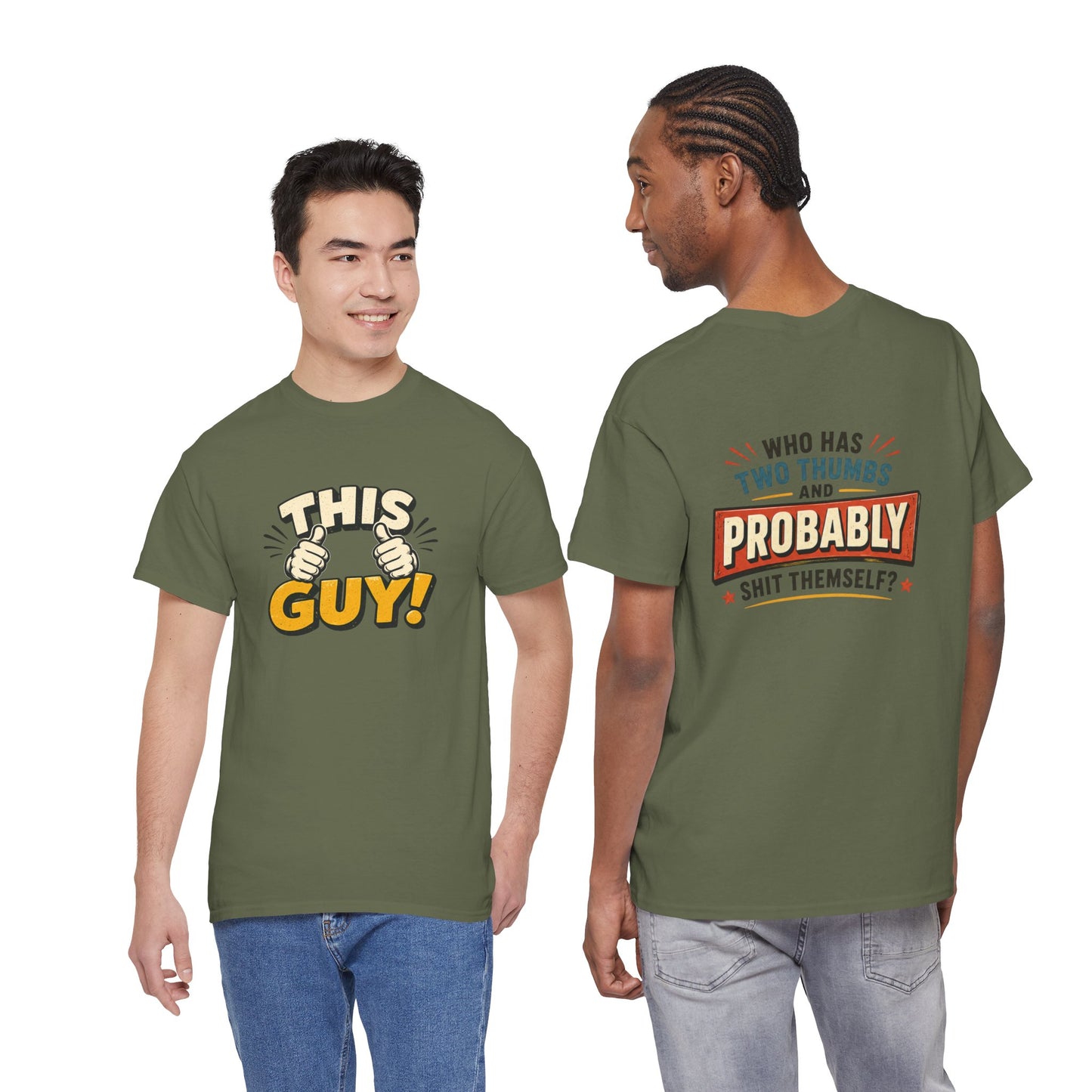 Who Shit Themself - Unisex Heavy Cotton Tee