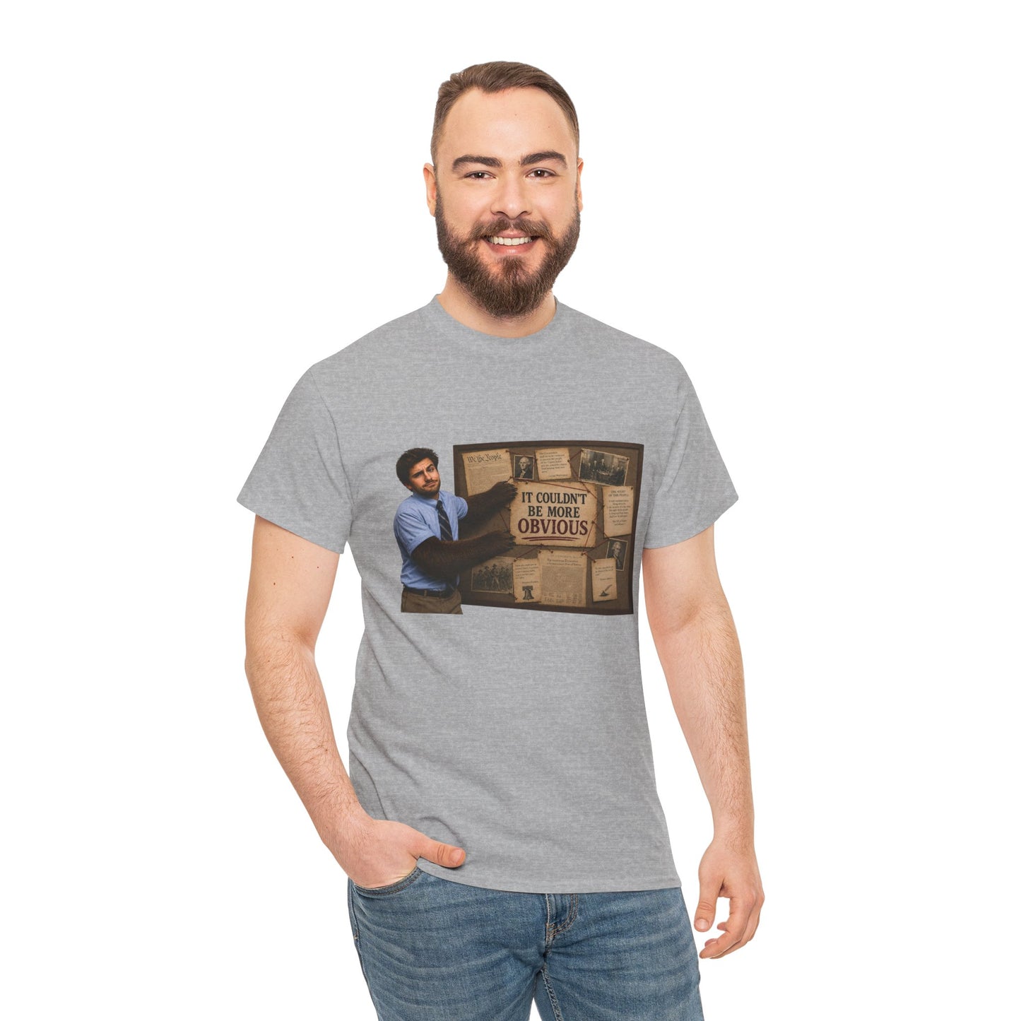 Obvious - Unisex Heavy Cotton Tee