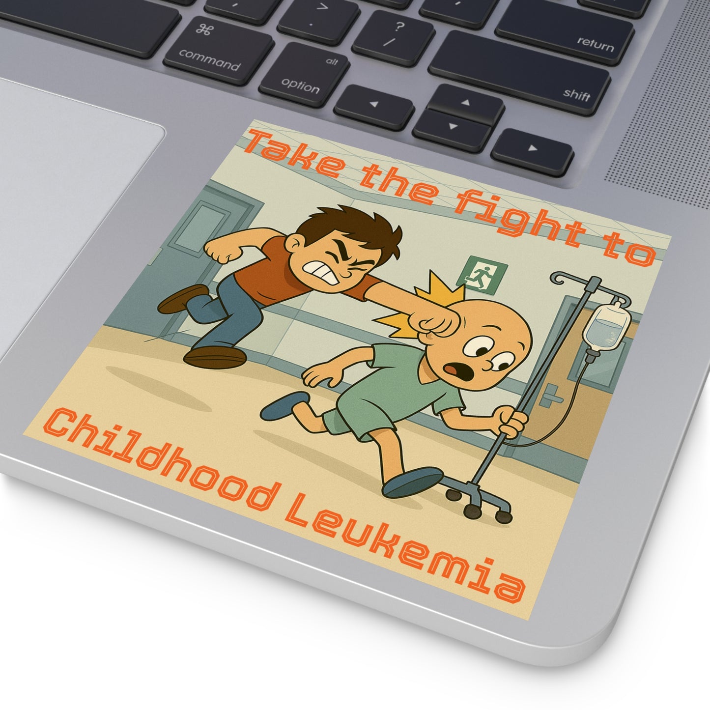 Childhood Leukemia Awareness - Square Sticker