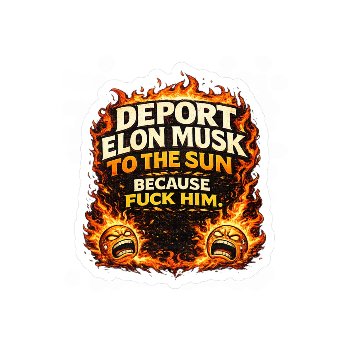 Deport Musk - Kiss-Cut Vinyl Decals
