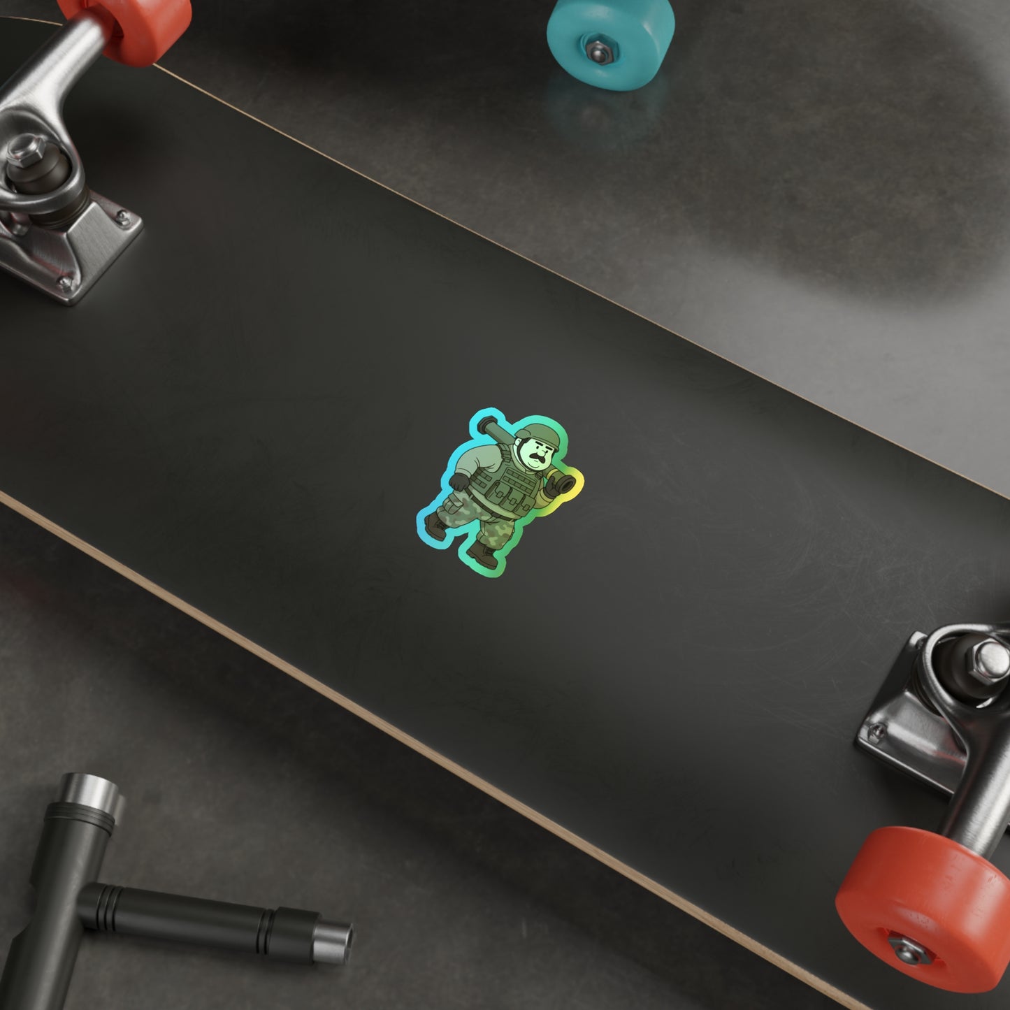 Pre-Armored - Holographic Die-Cut Sticker