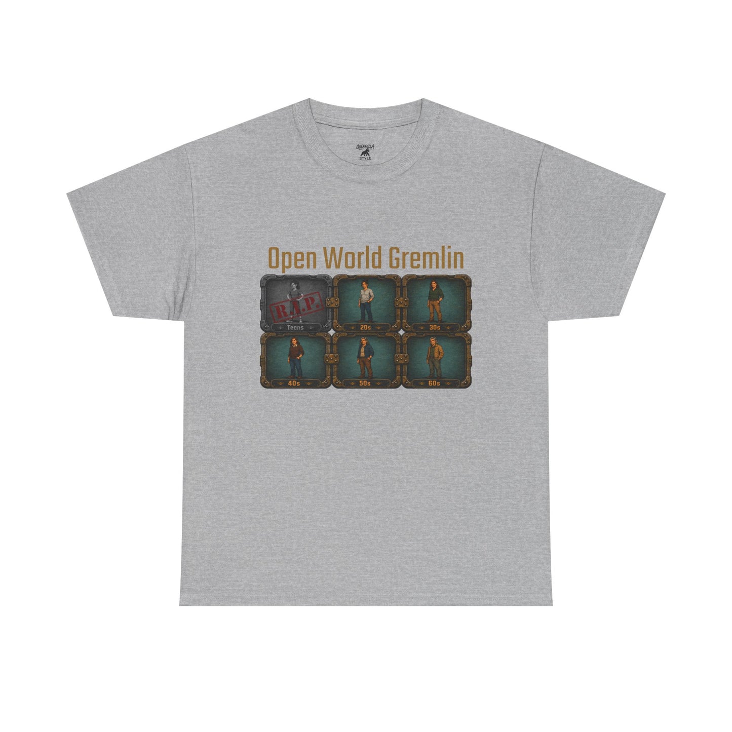Open World Gremlin - Unisex Heavy Cotton Tee