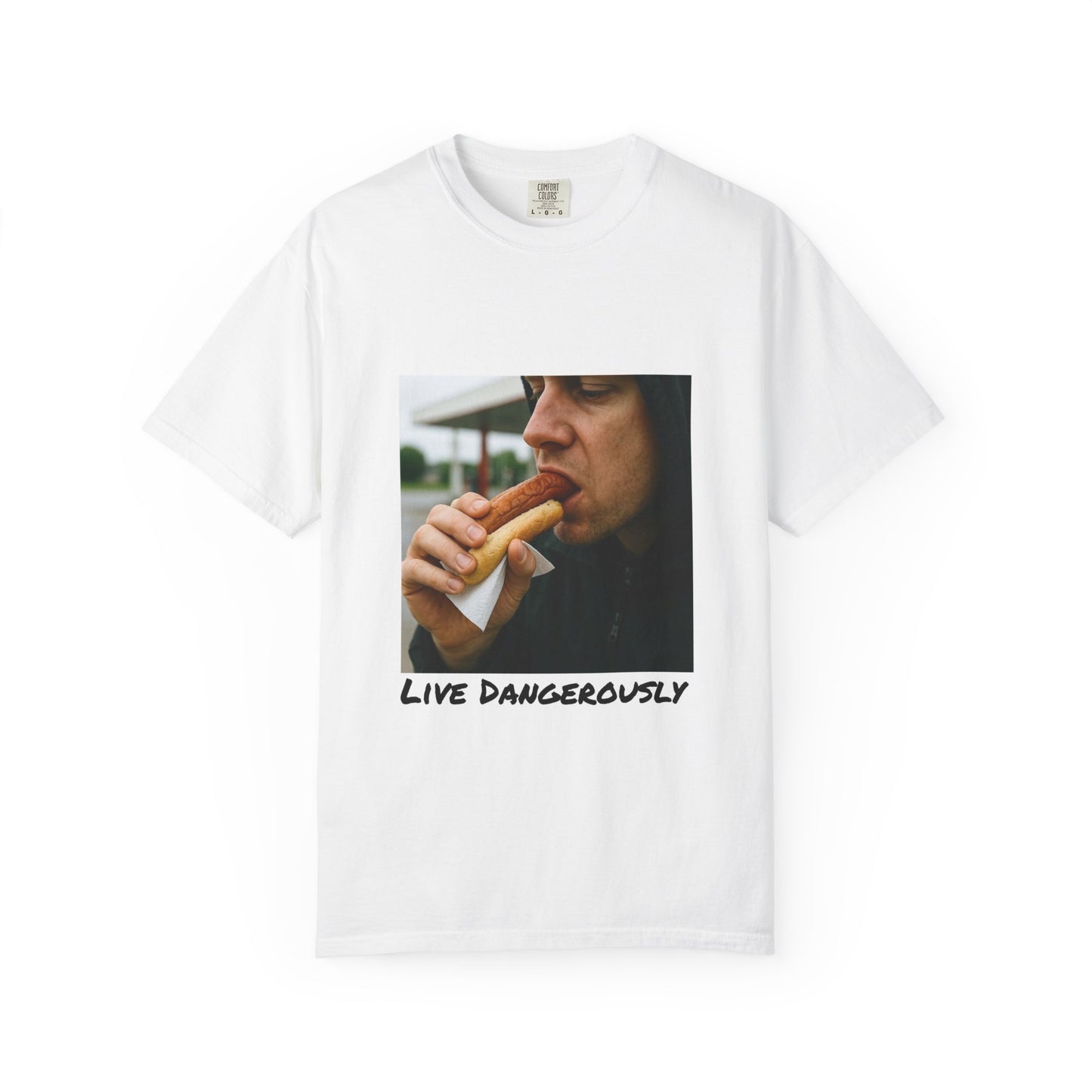 Live Dangerously - Unisex Graphic Print T-Shirt