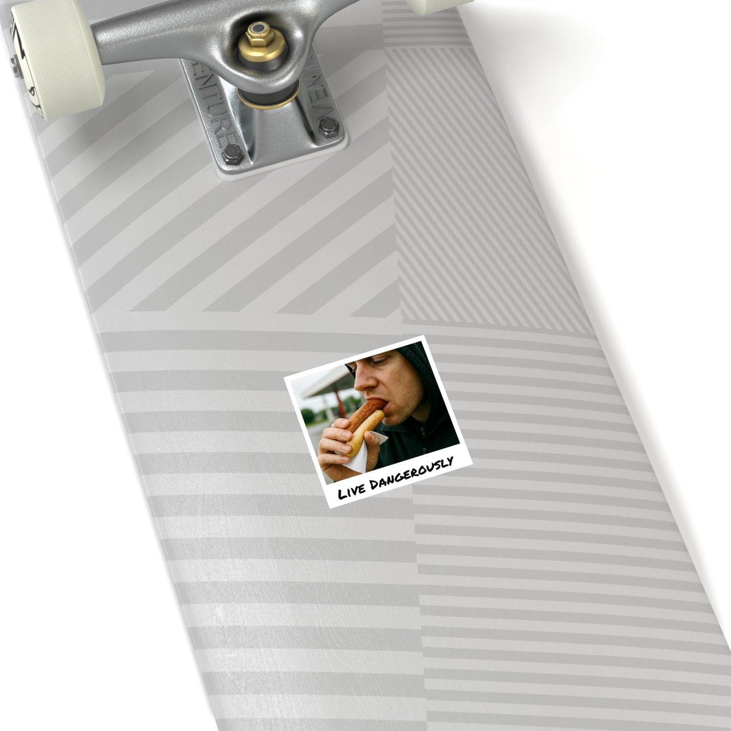 Live Dangerously - Square Stickers