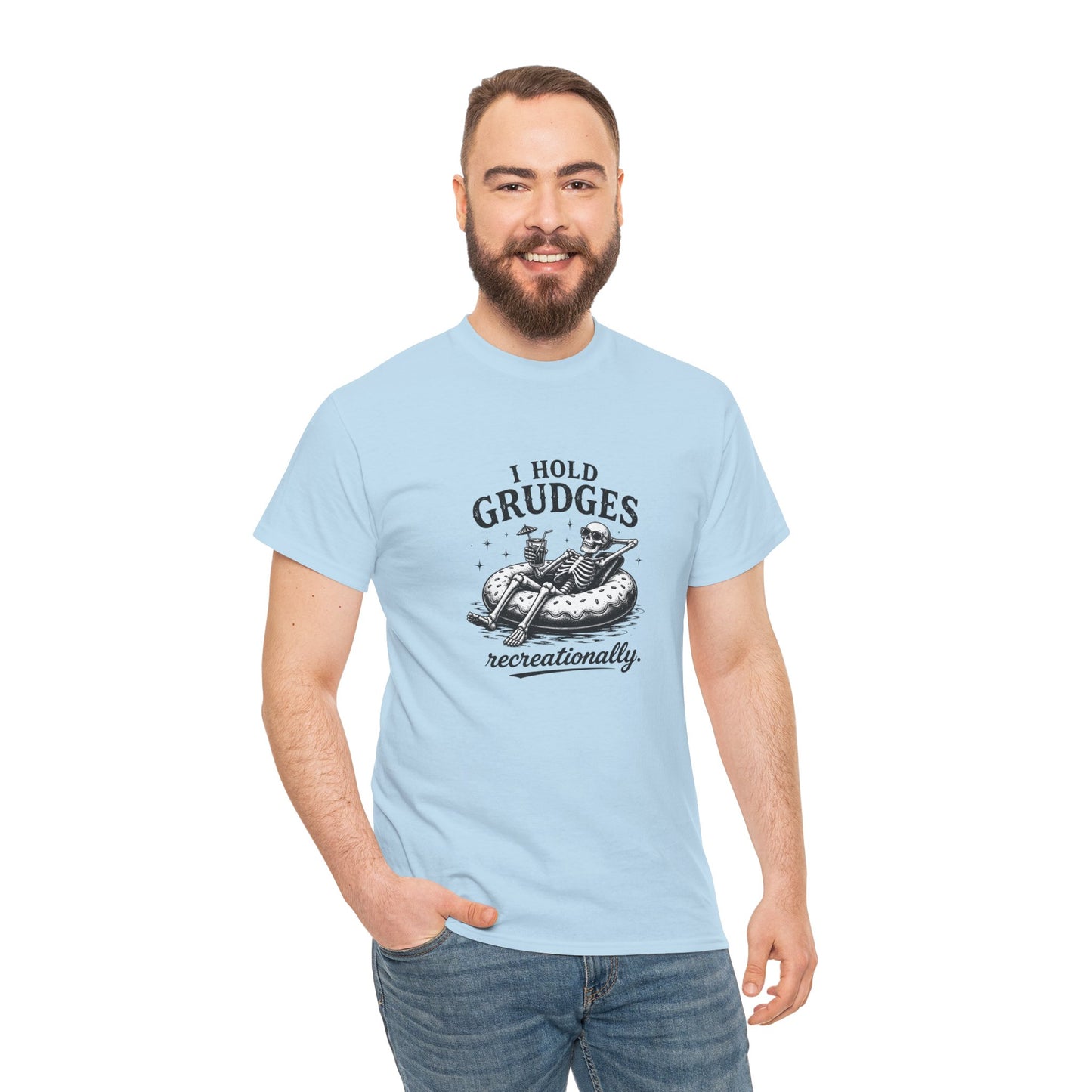 I Hold Grudges - Unisex Heavy Cotton Tee