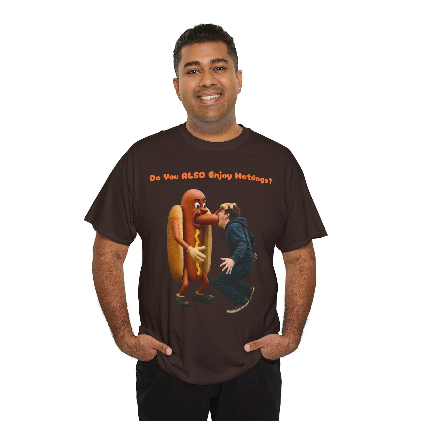 Do You ALSO Enjoy Hotdogs? -  Unisex Heavy Cotton Tee