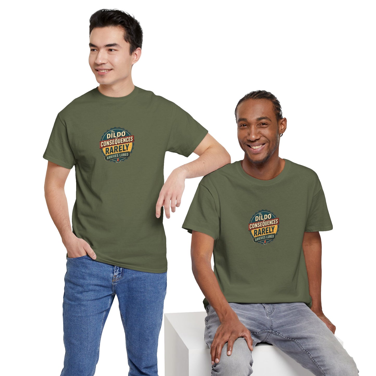 Dildo of Consequences - Unisex Heavy Cotton Tee