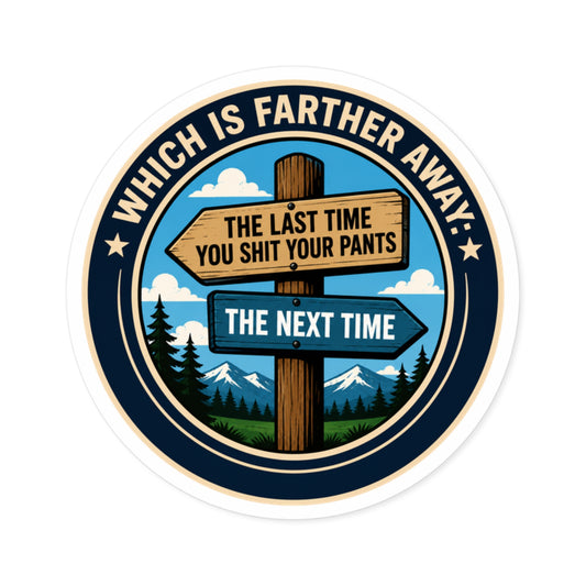 Which is Further - Round Stickers